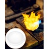 QWORK Ceramic Crucible Bowl, 4 Pcs Quartz Melting Dishes Pot