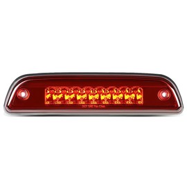 DNA MOTORING 3BL-TTAC95-LED-RD Red Lens LED High Mount 3rd Third Brake Light [Compatible with 95-17 Tacoma]