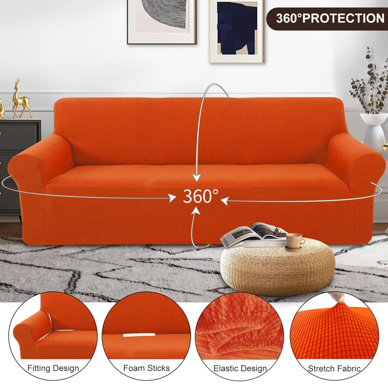 U-NICE HOME Stretch Couch Cover Sofa Cover Sofa Slipcover Furniture