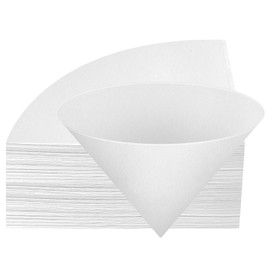 NACHLYNN Fryer Oil Filter 100pcs 10 inch Cooking Oil Filter Kitchen Oil Filters Non-Woven Filter Cones Maple Syrup Filters Beeswax Filters Grease Filter Cones for Restaurant Kitchen Cafe