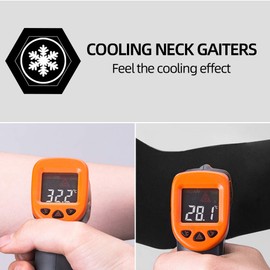 ROCKBROS Cooling Neck Gaiter Face Mask Fishing Scarf Face Cover for Men Women (blue)