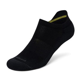 Allbirds Unisex Anytime Ankle Sock, Organic Cotton Breathable Cushioned Socks for Men & Women - Natural Black - Large