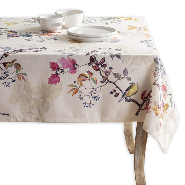 Maison d'Hermine Equinoxe - Beige 100% Cotton Tablecloth for the