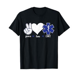 Peace Love EMT Heart T-Shirt