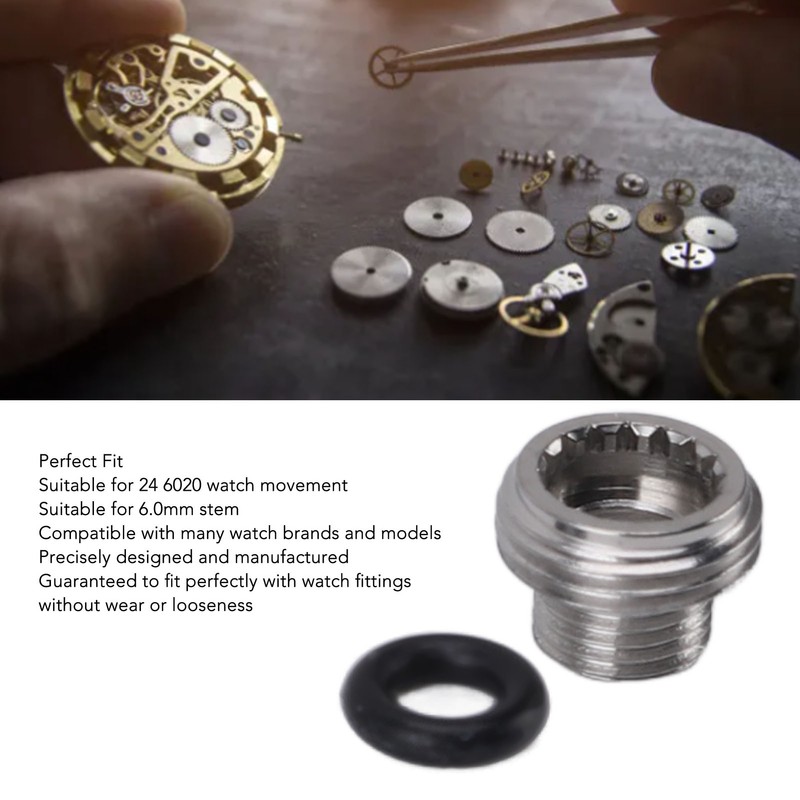 6mm Watch Case Tube for 24 6020 Watch Movement Accurate