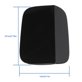 Gas Door Tank Cover Fit for 2012-2018 Passat Fuel Cap Cover Filler Door Lid Cap Replacement 561809857 Accessories for Passat 2012 2013 2014 2015 2016 2017 2018 Black