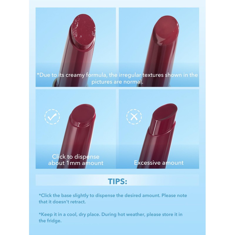 SHEGLAM PoutPerfect Moisturizing Solid Lip Gloss Non Sticky Lipstick with