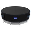 Holiwei 18 Ft Round Pool Cover with Reflective Strips, 420D