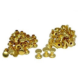 Family Tool (Family Tool) One Side kasime, also available in medium head diameter 7 mm Set of X Foot Length 5.5 mm) Antique Gold 40 Pairs 56203