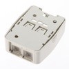 Panduit Corporation JOQ2H6A00 Cat6A Rosette Box Kit with Shutters, 2