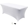 ALESWEAR 6ft Spandex Tablecloths for Home Rectangular Table Fitted Stretch