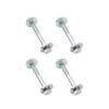 Dasbecan 4Pcs Front Shaft Rear Lower Control Arm Alignment Cam