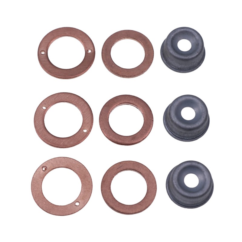 3PCS 19077-53650 15841-53622 15221-94020 Injector Washer Heat Shield Replacement Compatible