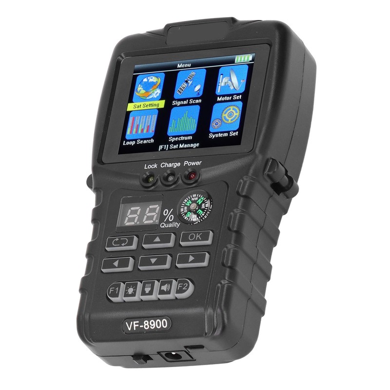 Satellite Finder Meter Digital Signal Measuring Detector 950‑2150MHz 2.4in HD