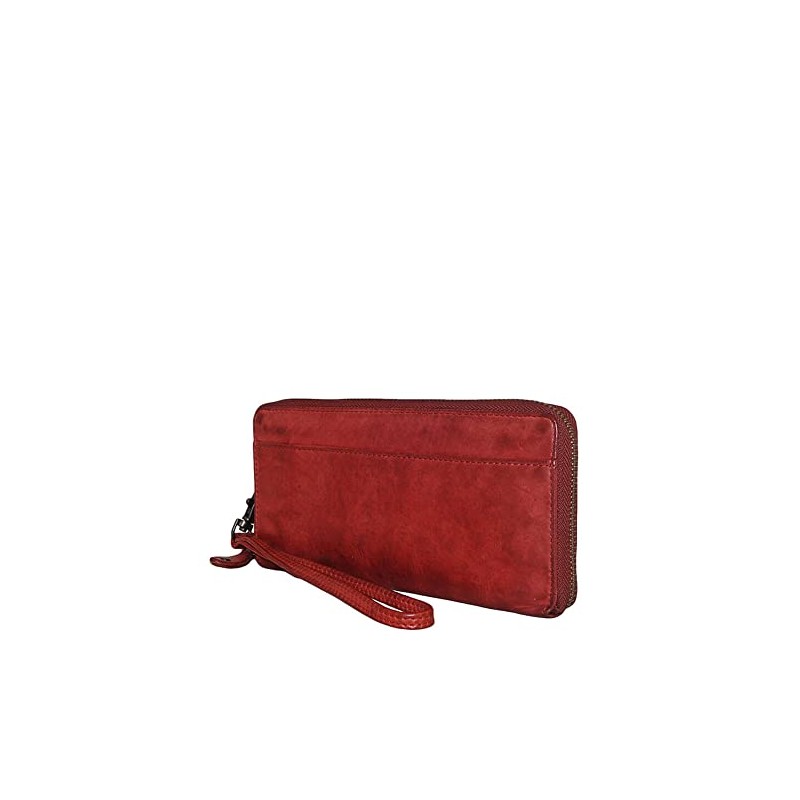 Bear Design Cow Lavato Dames Wallet CL15882 Red, Red X