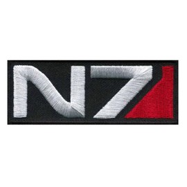 N7 Mass Effect Embroidered Iron on Sew on Patch
