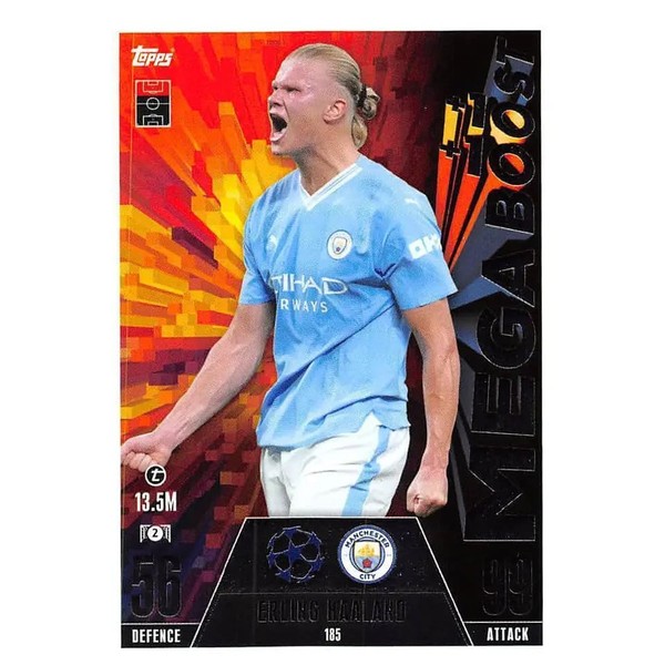 Match Attax Extra 2023 2024 Erling Haaland Mega Boost Trading