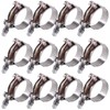 GLARKS Stainless Steel T-Bolt Hose Clamps, 8Pcs 41-46mm, Turbo Intake