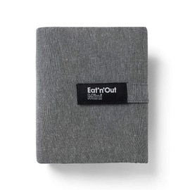 Roll'eat - Eat'n'out Mini Nature | Reusable Ecological Tablecloth Convertible, Thermal Bag BPA Free with Zipper, Black