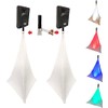 2-Pack Tripod Speaker Stand Stretch Covers - Triple Sided DJ
