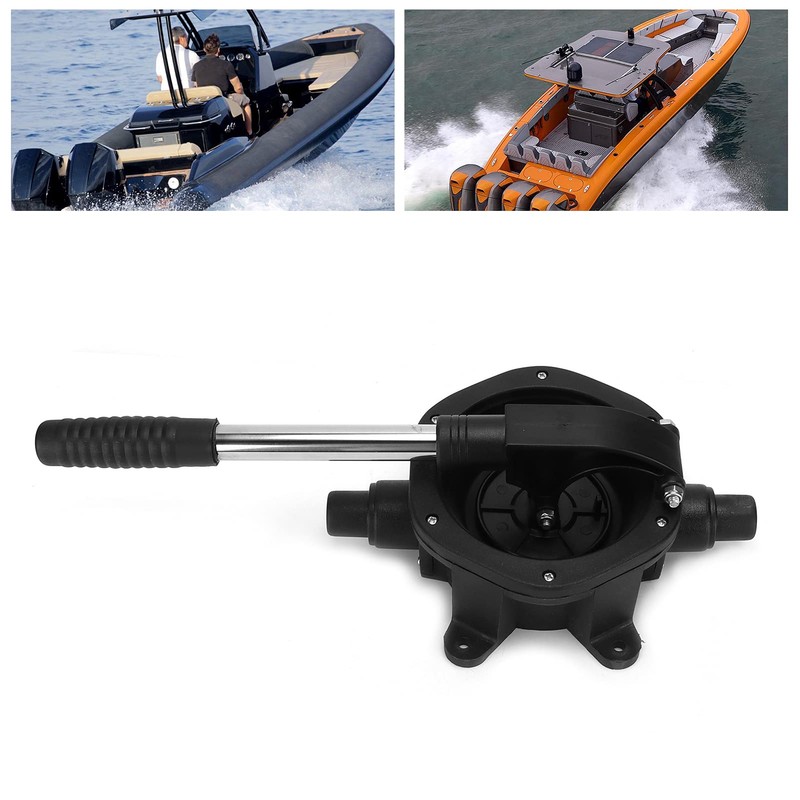 Hand Diaphragm Pump, Stainless Steel Pump, Manual Bilge Pump, Self-priming