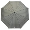 Champion CHM20MN58 Mini Folding Umbrella, Gray, Striped Pattern, 65cmX8R, Gentlemen,