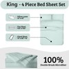 YIYEA King Size Sheets Set, Luxury 1800TC Hotel Quality Double