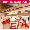 SIHAI 80 PCS Hammer-In Insulated Cable Staples, Heavy-Duty Multi-Cable Stacker