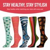 Celeste Stein Therapeutic Compression Socks, White Bellagio, 15-20 mmHg, Moderate