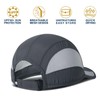 GADIEMKENSD Quick Drying Breathable Running Outdoor Hat Only, Dark grey,