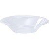 KingZak Clear Solid Color Premium Heavy Weight Plastic Soup Bowl