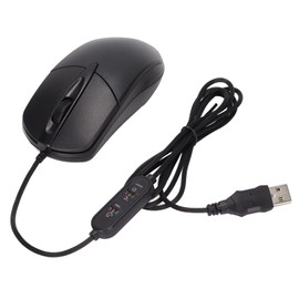 ASHATA Heated Mouse, Constant Temperature Adjustment Wired Heated Mouse Widely Compatible for PC for Laptops for Desktops