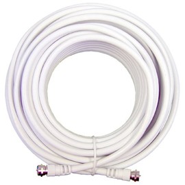 Wilson Electronics 50 ft. White RG6 Low Loss Coax Cable (F-Male to F-Male)