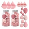 30 Pcs Esponja Maquillaje En Polvo Beauty Blender Con Caja