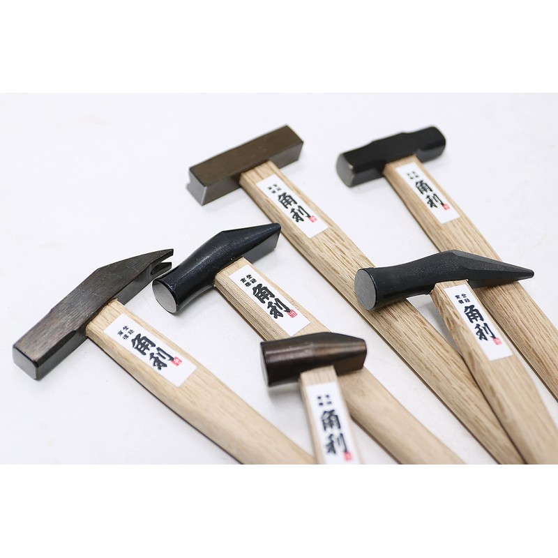 KAKURI Mini Hammer with Nail Punch, Lightweight 3.5 oz, Japanese