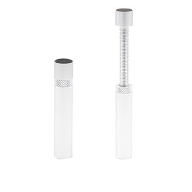 Small Lab: Graphic Board Stand, GPU Stand, Sag Prevention Bracket, Compatible with ATX/M-ATX/ITX Size PC Cases, GPU Support (Silver, Large Size 2.8 - 4.7 inches (7.2 - 12 cm)