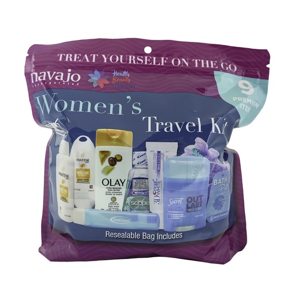 TSA Approved 9 Piece Women'S Travel Kit - 1 Each
