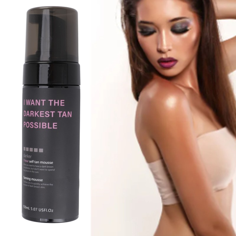 150ml Dark Self Tanning Foam Enriched with Argan Oil Even