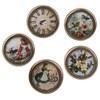 LOVIVER 10Packs Bird Flower Pattern Door Knobs Kitchen Cupboard Knobs