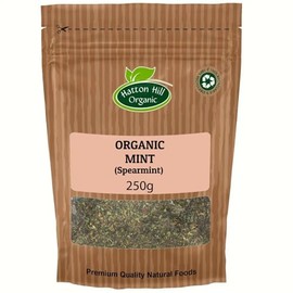 Organic Mint (Spearmint) 250g by Hatton Hill Organic | Refreshing Aromatic Herb, Mentha Spicata, Bright & Cooling Flavour