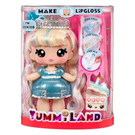 Yummiland Large Doll + Lipgloss Pet- Callie Birthday Cake, Age 4+