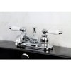 Kingston Brass KB601B 4-Inch Centerset Lavatory Faucet, 2.88" x 4.05"