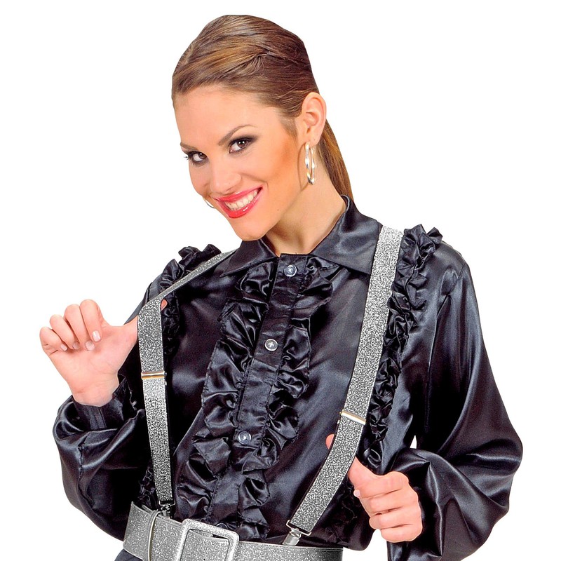 W WIDMANN MILANO Party Fashion - Hosenträger, mit Pailletten, Größenverstellbar,