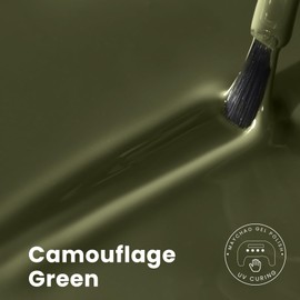 MAYCHAO 15ML Gel Nail Polish 1Pc Camouflage Green Gel Polish Soak Off UV LED Nail Polish Nail Art Starter Manicure Salon DIY at Home, 0.5 OZ