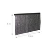 Relaxdays Weed Barrier Carpet, 50g/m²,5 m, Tear-proof Ground Protection Cover,