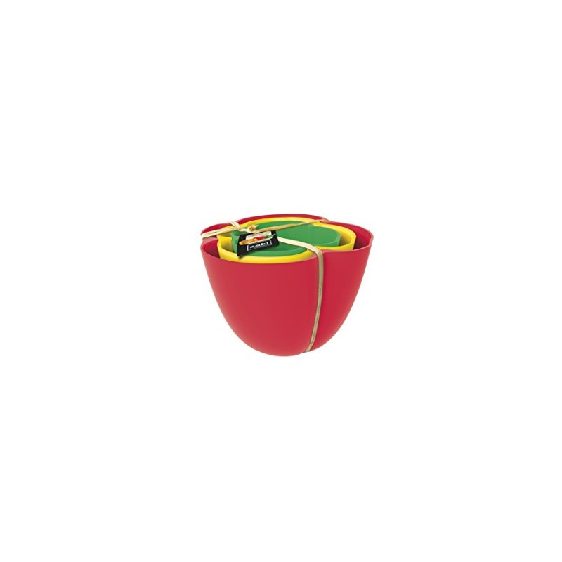 zakdesigns"Pepper" Bowl, Multi-Colour, 3-Piece