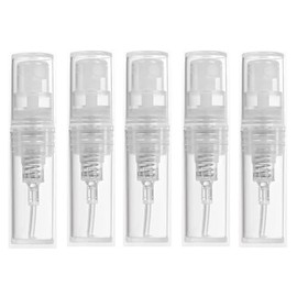 Morezmore M00683 5pc Small Spray Bottles Refillable Empty Perfume Travel Atomizer Mini Spray Bottles 1.5 ml