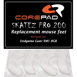 Corepad Skatez PRO 200 Replacement Mouse Feet for Endgame Gear XM1 RGB/XM1r - Non-Stick - PTFE - 2 Sets