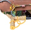 Gas Y Splitter 3/8 Inch Gas Quick Connect Y Splitter