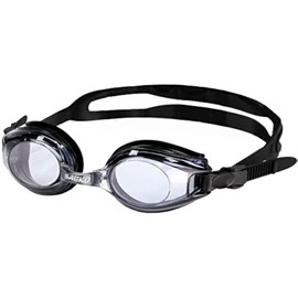 Sight Swimming Goggles Junior Kids Children Black UV Tint by Sports World Vision (+3.00)